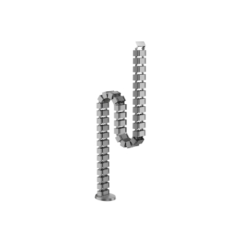 Equip Deluxe-Spiralkabelschlauch mit Untertischmontage  grau lite Retail