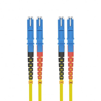 helos LWL Patchkabel OS2 Duplex E2000? (LSH)-E2000? (LSH) 9/125?m gelb 3m