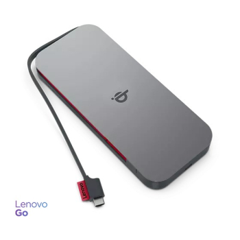 Power Bank Lenovo Go 10 000 mAh, G0A3LG1WWW, USB-C, szary