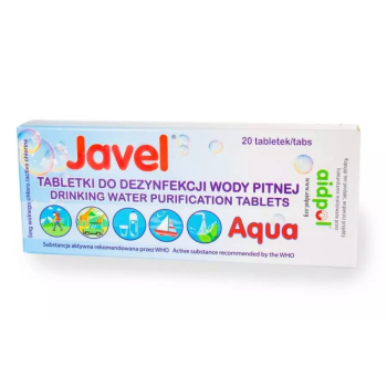 Tabletki do odkażania wody Javel Aqua 20szt