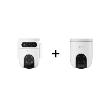 Ezviz H8c 4G 2K Kamera IP do monitoringu + Ezviz H9C WiFi Obrotowa 2K 2w1 (3MP+3MP)