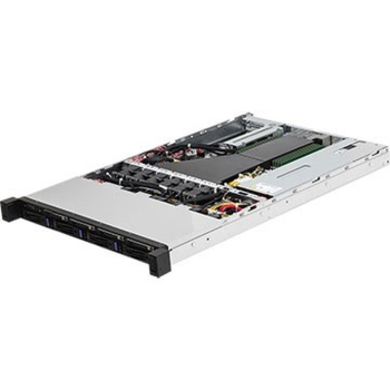 Platforma ASRock Rack (1U) AMD Epyc 7003 (4xSFF, 4xLFF, 2x10GbE, Red. PSU, IPMI)