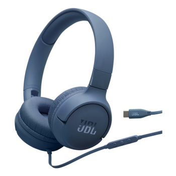 Słuchawki przewodowe JBL Tune 520 USB-C Niebieskie