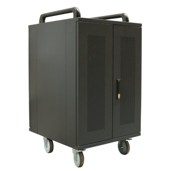Avtek International Avtek Charging Cart 20 Przenośna szafa do zarządzania urządzeniami Czarny