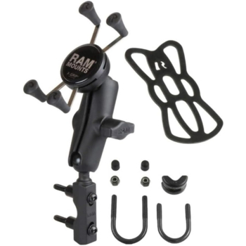 Uchwyt na telefon RAM® X-Grip® z podstawką na zbiornik hamulca/sprzęgła - średni