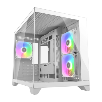 COUGAR CGR-2QA6W-RGB Mini Tower Biały