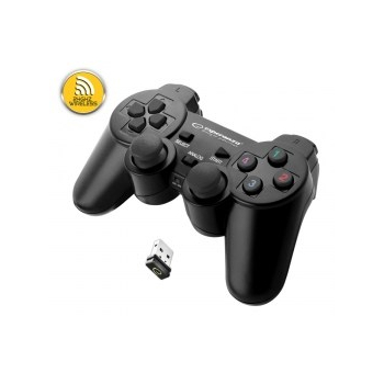 Gamepad bezprzewodowy Esperanza EGG108K (PC, PS3; kolor czarny)
