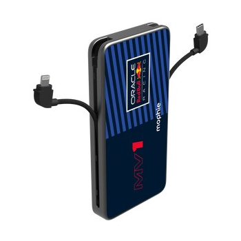Powerbank Mophie Powerstation Plus 10K Red Bull Racing MV1 - powerbank 10000mAh, zintegrowany kabel USB-C oraz lightning (1x port USB-C)