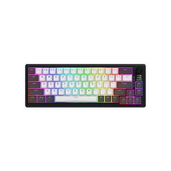 Klawiatura dla graczy Hator Skyfall 65 PRO Wireless szaro-czarna