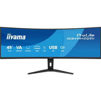 IIYAMA 124cm  (49") XCB4994DQSU-B1 32:9 2xHDMI+2xDP+2xUSB-C