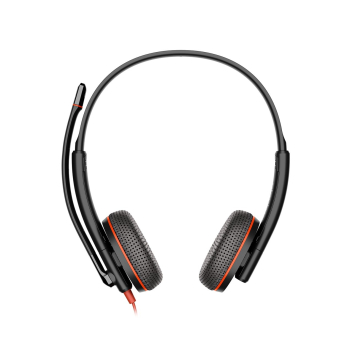 POLY Zestaw słuchawkowy Blackwire 3225 Stereo USB-C + wtyczka 3,5 mm + przejściówka USB-C/A