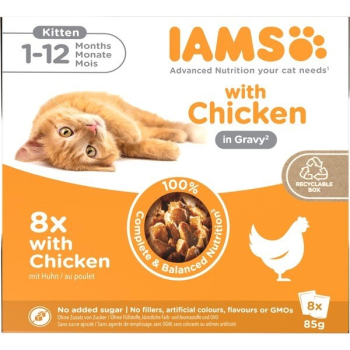 IAMS Delights Kitten in Gravy 8x85g