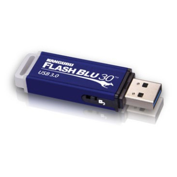 Kanguru Solutions Kanguru ALK-FB30-64G - 64 GB - USB Type-A - 3.2 Gen 1 (3.1 Gen 1) - 145 MB/s - Obrotowy - Niebieski
