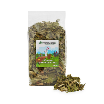 FACTORYHERBS Liść babki szerokolistnej 100 g