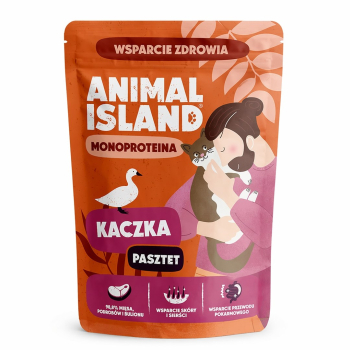 ANIMAL ISLAND Monoproteinowa kaczka dla kota 100g