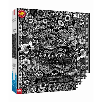 Puzzle Good Loot Imagination: Dominika Wilk - Monochrome Eden, 1000 elementów