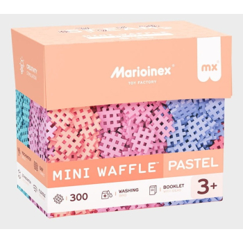 MARIOINEX Klocki Mini Waffle Pastel, 300 elementów