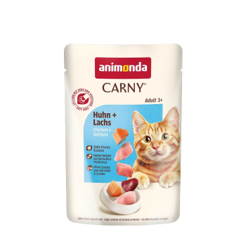 Animonda Carny Adult Pouch Chicken,Salmon 85g