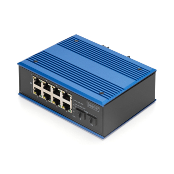 Industrialny przełącznik Ethernet 8+2 -Port Gigabit PoE Switch 8 Port GE PoE RJ45, 2 GE SFP Port