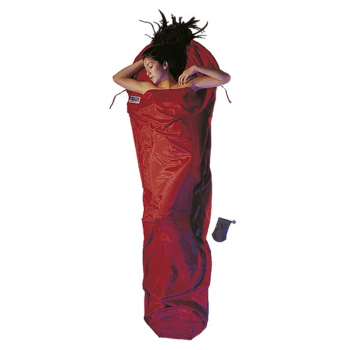 Wkładka do śpiwora Cocoon MummyLiner - Silk/Cotton - monks red