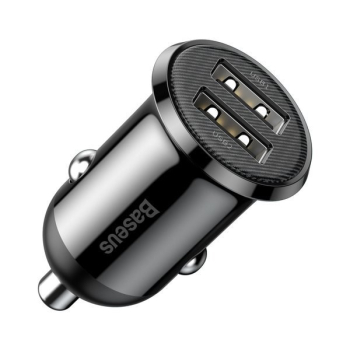 BASEUS ŁADOWARKA SAMOCHODOWA GRAIN PRO 2X USB 4.8A