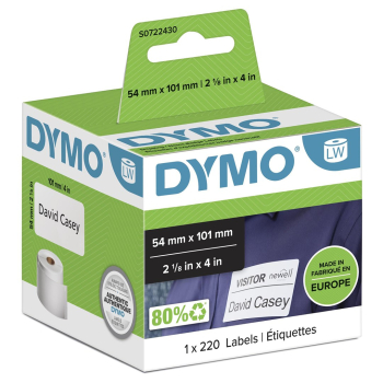 DYMO LW - Etykiety wysyłkowe / do identyfi katorów imiennych - 54 x 101 mm - S0722430