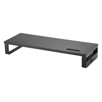 Equip MonitortischerhĂ¶hung 3xUSB2.0/Handyhalter 15Kg schwarz retail