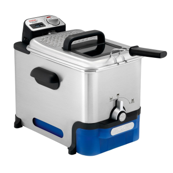 Frytkownica Tefal FR8040, pojemność 3,5l, kolor Schwarz, stal nierdzewna, moc 2300W, wymiary 34,8 cm x 46,4 cm