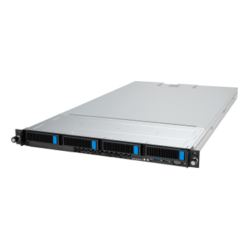 Platforma Asus Rack (1U) RS501A-E12-RS4 AMD Epyc 9005/9004 (4x NVMe/SATA HS, 2xM.2, 2x1Gbe, IPMI, 1+1 1600W )