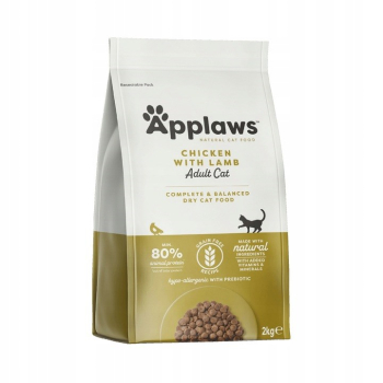 APPLAWS CAT Kurczak i Jagnięcina - karma dla kotów z wysoką zawartością mięsa - 2kg