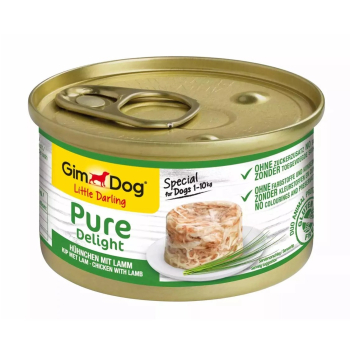 GimCat Pure Delight kurczak z jagnięciną 85g