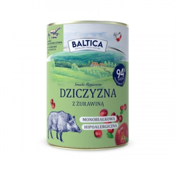 BALTICA SMAKI REGIONÓW Dziczyzna z żurawiną 400g