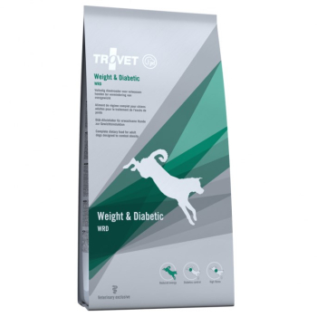 TROVET Weight & Diabetic WRD z kurczakiem - sucha karma dla psa - 12,5 kg