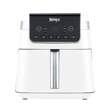 Ninja AF180EUWH frytkownica Pojedyńczy 6,2 l Autonomiczny 2000 W Frytkownica na gorące powietrze Biały