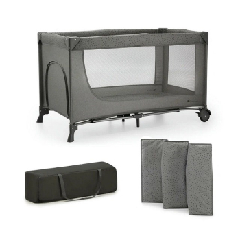 Kinderkraft Łóżeczko turystyczne Joy 2 ciemnoszary