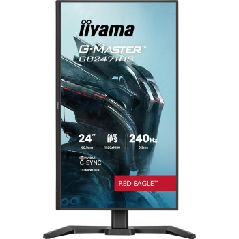 iiyama G-Master GB2471HS-B1 24" Fast-IPS - Płaski ekran - 24"