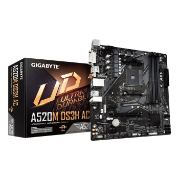 Płyta główna Gigabyte A520M DS3H AC (A520. AM4.mATX.DDR4)