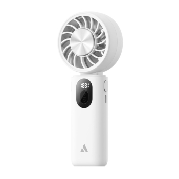 Aecooly Halo 04 Icing – składany wentylator ręczny z płytką chłodzącą, biały