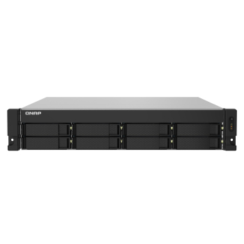 Qnap TS-832PXU-4G, 2U, 8 x 2.5"/3.5" SATA, Annapurna Labs Alpine AL324 1.7GH, 4GB DDR4 UDIMM (Max. 16GB), 2 x 10GbE SFP+, 2 x 2.5GbE, Single PSU (not