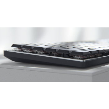 Logitech 920-010837 klawiatura Biuro Bluetooth QWERTY Amerykański międzynarodowy Grafitowy, Szary
