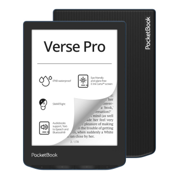 Ebook PocketBook Verse Pro 634 6" 16GB Wi-Fi Azure Blue