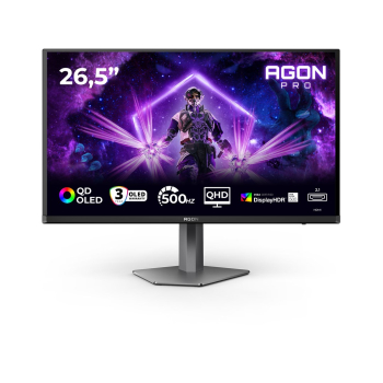 Monitor AOC 26,5" AG276QKD2 QD-OLED QHD 500Hz 2xHDMI DP HUB głośniki