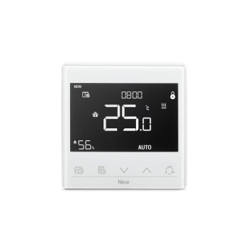 Termostat do sterowania ogrzewaniem podłogowym Nice Warm-Control White