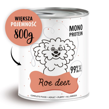 Paka Zwierzaka Pepe Roe Deer 99% sarna  800g