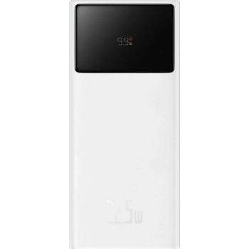 Powerbank Baseus EnerFill FP41 30000mAh 22.5W z kablem Baseus Simple USB-A - USB-C 3A 30cm - biały