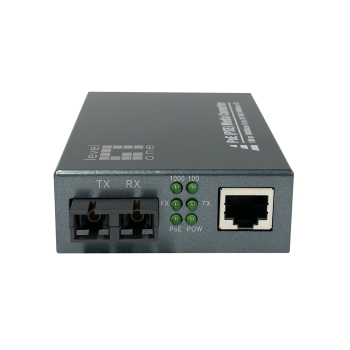 LevelOne Media Konverter RJ45->SC GE SM PoE 30W 1310nm  20km