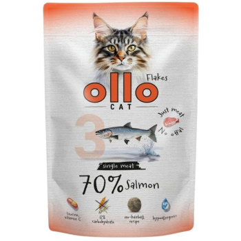 Ollo saszetka nr 3 kot Łosoś 85 g
