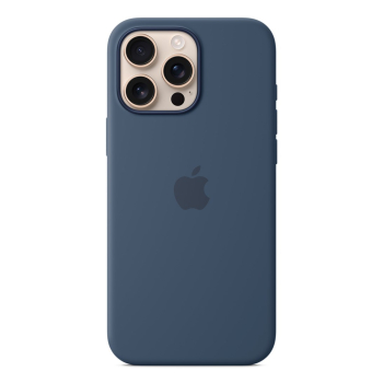 Apple iPhone16 Pro Max Silicone Case with MagSafe - Denim