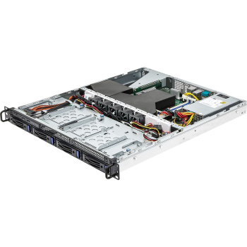 Platforma ASRock Rack (1U) AMD Ryzen (4xLFF, 2xGbE, Fixed PSU, IPMI)