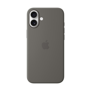 Etui Apple z MagSafe | Jabłko | iPhone 16 Plus | Silikon | Kamienny szary